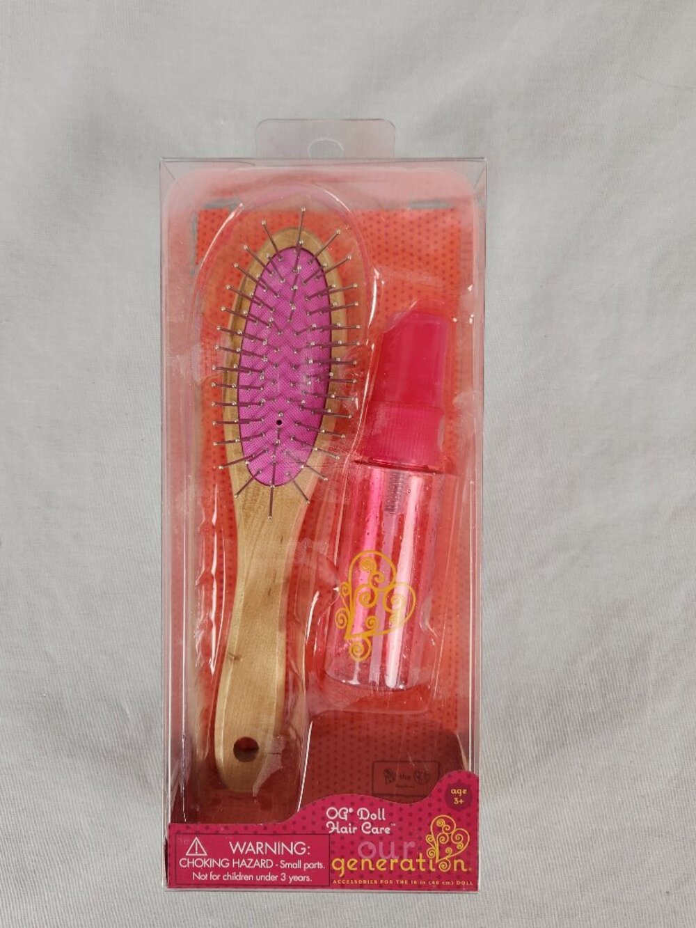 Our Generation OG Doll Hair Care Set Brush Spray Bottle New in Package